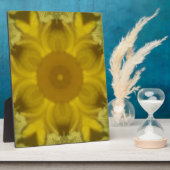 サンシャインフラワーバーストゴールデン フォトプラーク (側面)