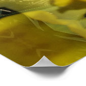 サンシャインフラワーバーストゴールデン ポスター (角)