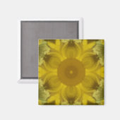 サンシャインフラワーバーストゴールデン マグネット (正面/裏面)