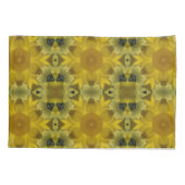 サンシャインフラワーバーストゴールデン 枕カバー (裏面)