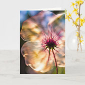 サンシャインフラワー誕生日 カード (黄色い花)