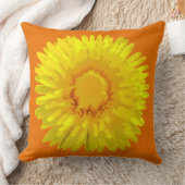 「サンシャインフラワー」(装飾用クッション)デザイン。 クッション (ブランケット)
