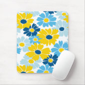 サンシャインブルースカイブルーミングデイジー マウスパッド (マウス)