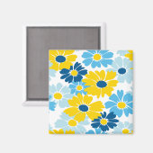 サンシャインブルースカイブルーミングデイジー マグネット (正面/裏面)