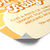 サンシャインベイビーシャワーどのように大きいかママ腹 ポスター (角)