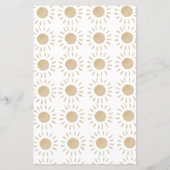 サンシャインベイビーシャワーのアドバイスと予測ゲーム (裏面)