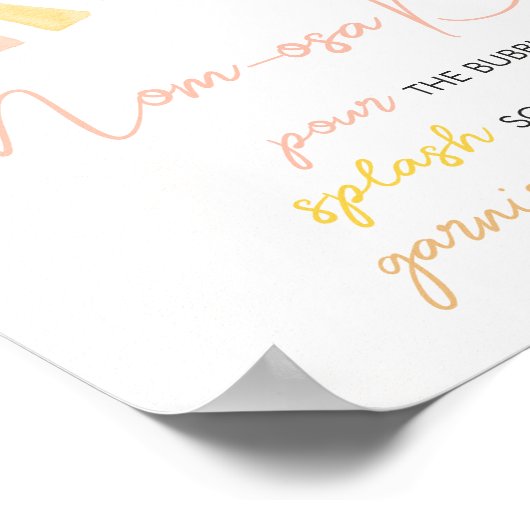 サンシャインベイビーシャワーマママオサバー ポスター (角)