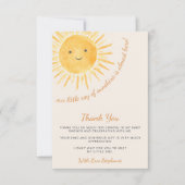 サンシャインベイビーシャワー光線 サンキューカード (正面)