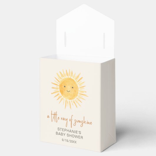 サンシャインベイビーシャワー光線 フェイバーボックス (オープン)