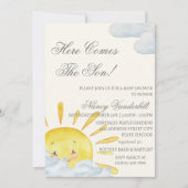 サンシャインベイビーシャワー招待状 招待状 (正面)