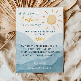 サンシャインベイビーシャワー招待状 招待状