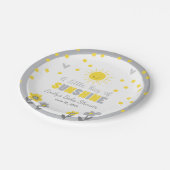 サンシャインベイビーシャワー紙プレート夏 ペーパープレート (アングル)