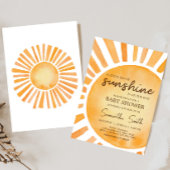 サンシャインベイビーシャワー 招待状