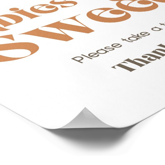 サンシャインベビーは甘いBoho赤ちゃんシャワーのサイン ポスター (角)