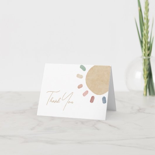 サンシャインベビーサンキューカード サンキューカード (正面)