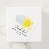 サンシャインベビーシャワーありがとうパーティーラベル フェイバータグ (インサイチュ)