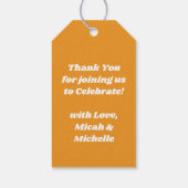 サンシャインベビーシャワーありがとう ギフトタグ (裏面)