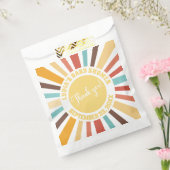 サンシャインベビーシャワーの小さな光線 フェイバーバッグ (封をした状態)