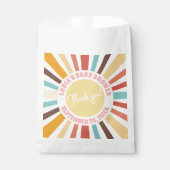 サンシャインベビーシャワーの小さな光線 フェイバーバッグ (正面)