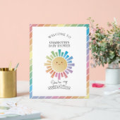 サンシャインベビーシャワーへようこそ アクリルサイン (ウェディング)