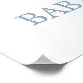 サンシャインベビーシャワーへようこそ ポスター (角)