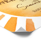 サンシャインベビーシャワーへようこそ ポスター (角)