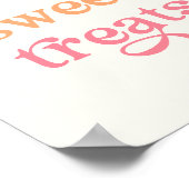 サンシャインベビーシャワースイートトリートサイン ポスター (角)