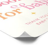 サンシャインベビーシャワーベビーサイン帳 ポスター (角)