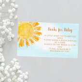 サンシャインベビーシャワーベビー線用の本 エンクロージャーカード
