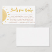 サンシャインベビーシャワーベビー 名刺 (正面/裏面)