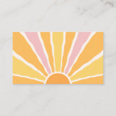 サンシャインベビーシャワー彼女の腹のゲームはどのぐらい大きい エンクロージャーカード (裏面)