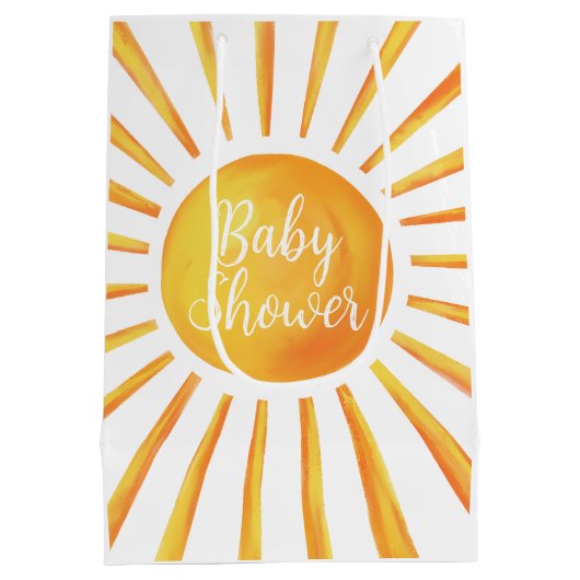 サンシャインベビーシャワー抱き枕 ミディアムペーパーバッグ (裏面)