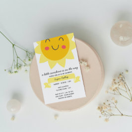 サンシャインベビーシャワー招待状 招待状