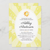 サンシャインベビーシャワー招待状 招待状 (正面/裏面)