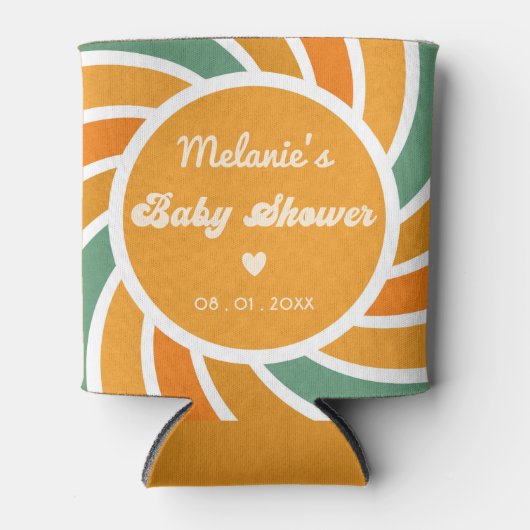 サンシャインベビーシャワー来ここザソンレトロ 缶クーラー (正面)