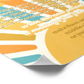 サンシャインベビーシャワー来ここ息子おむつ ポスター (角)