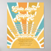 サンシャインベビーシャワー来ここ息子おむつ ポスター (正面)