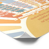 サンシャインベビーシャワー来ここ息子おむつ ポスター (角)