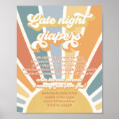 サンシャインベビーシャワー来ここ息子おむつ ポスター (正面)