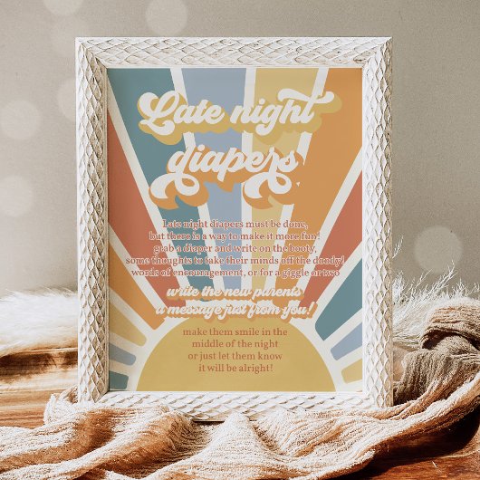 サンシャインベビーシャワー来ここ息子おむつ ポスター