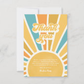 サンシャインベビーシャワー来この息子 サンキューカード (正面)