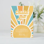 サンシャインベビーシャワー来この息子 サンキューカード (スタンド正面)