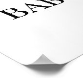 サンシャインベビーシャワー歓迎サイン ポスター (角)