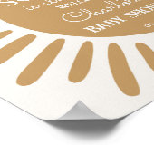 サンシャインベビーシャワー歓迎サイン ポスター (角)