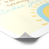 サンシャインベビーシャワー歓迎サイン ポスター (角)