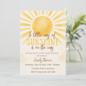サンシャインベビーシャワー男女兼用招待状 招待状 (スタンド正面)