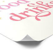 サンシャインベビーシャワー食品&ドリンクサイン ポスター (角)