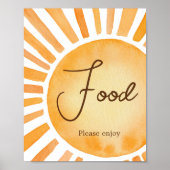 サンシャインベビーシャワー食品 ポスター (正面)