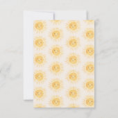 サンシャインベビーシャワー サンキューカード (裏面)