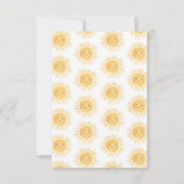 サンシャインベビーシャワー サンキューカード (裏面)